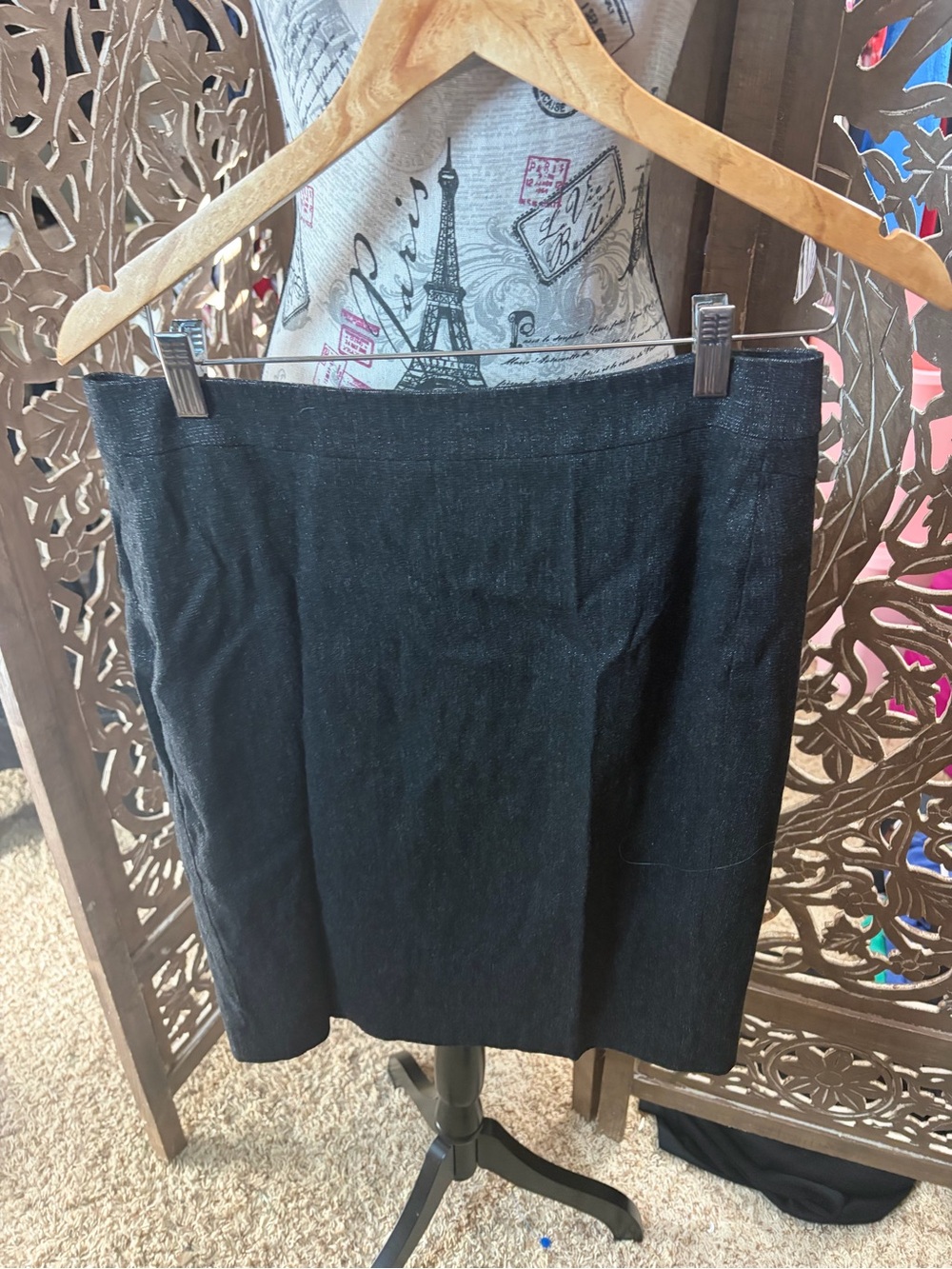 Ann Taylor Black Pencil Skirt